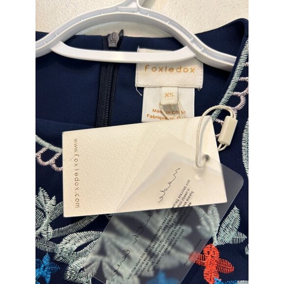 Anthropologie Foxiedox Sierra Embroidered Mini Dress Boho XS NWT - Picture 7 of 8